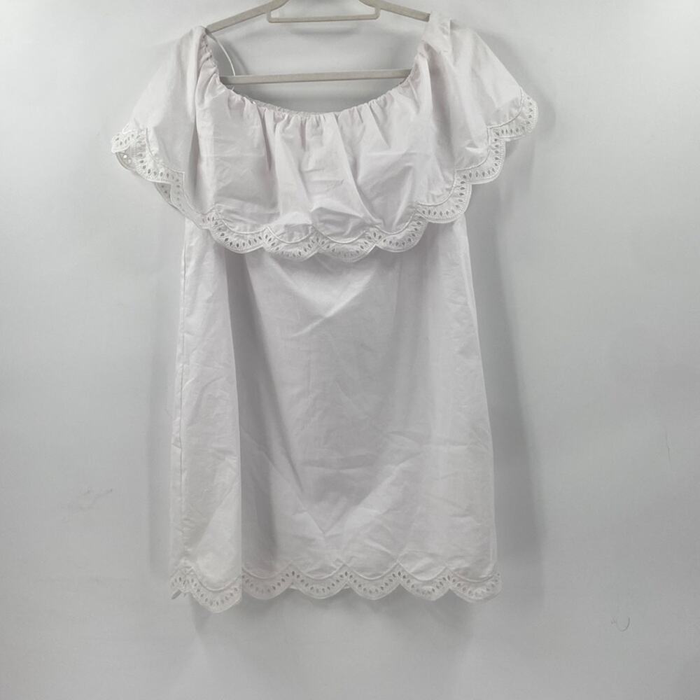NWT Sugar Lips Christine white off the shoulder dress mini dress